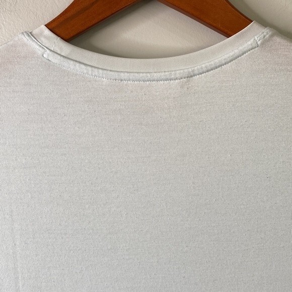 Athleta Cloudlight Hybrid Tee Ethereal Blue Mesh Short Sleeve Lightweight Soft - Picture 7 of 13